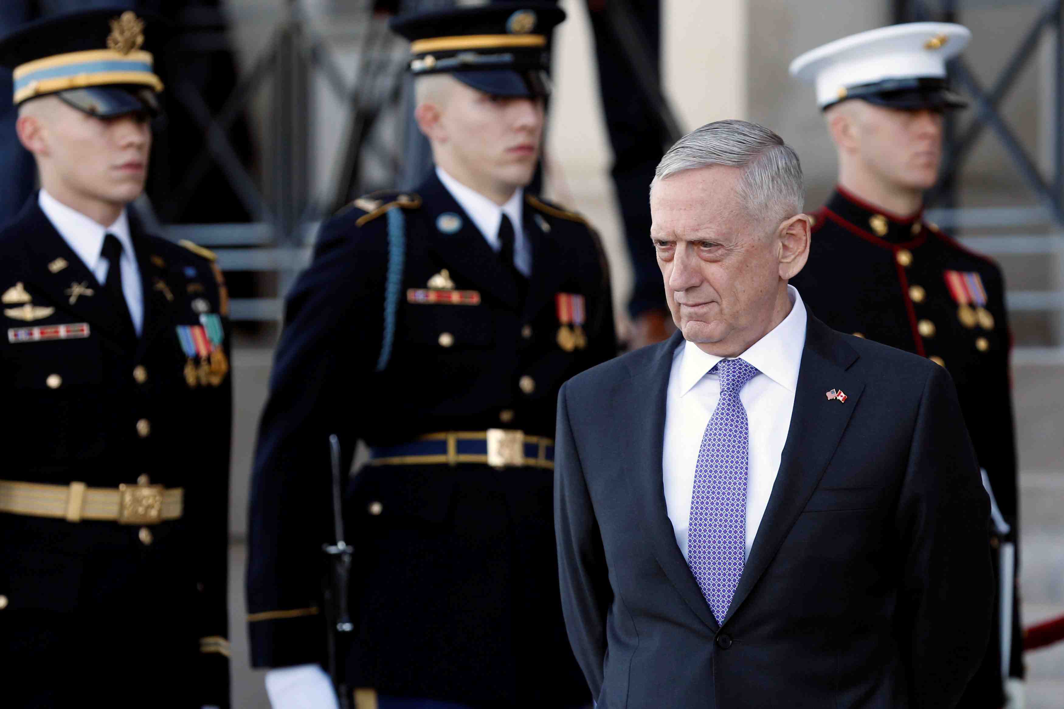 Mattis en irak en pleine reprise de la bataille de mossoul