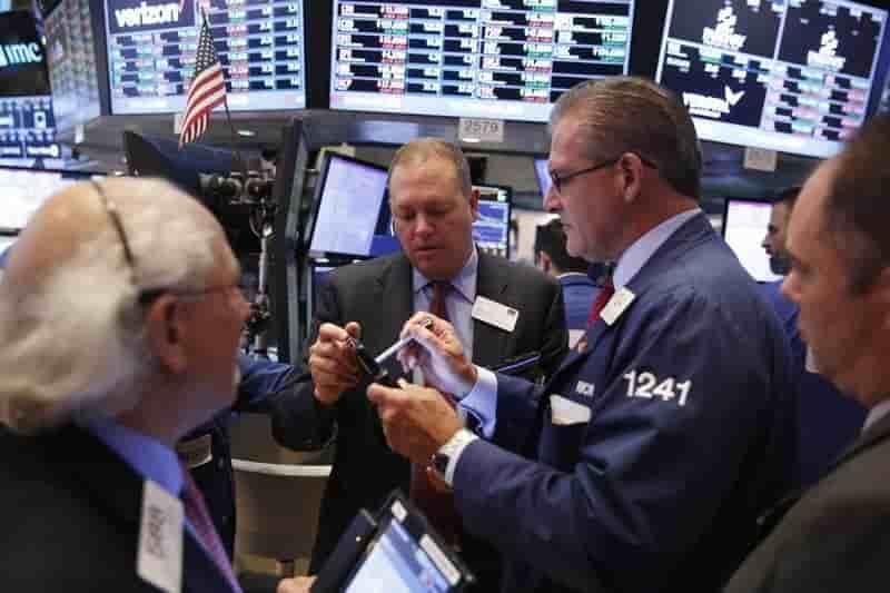 La bourse de new york en hausse a la cloture