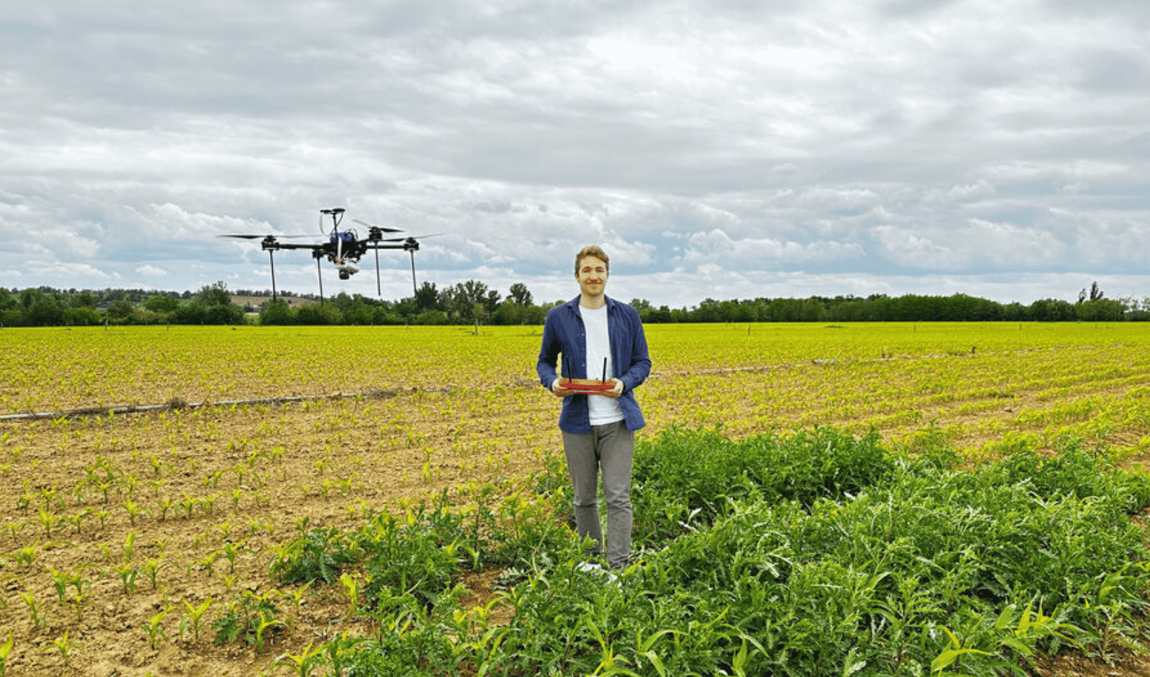 Grégoire Dupré veut offrir une nouvelle dimension à sa société Abelio, spécialisée dans l'agriculture connectée.
