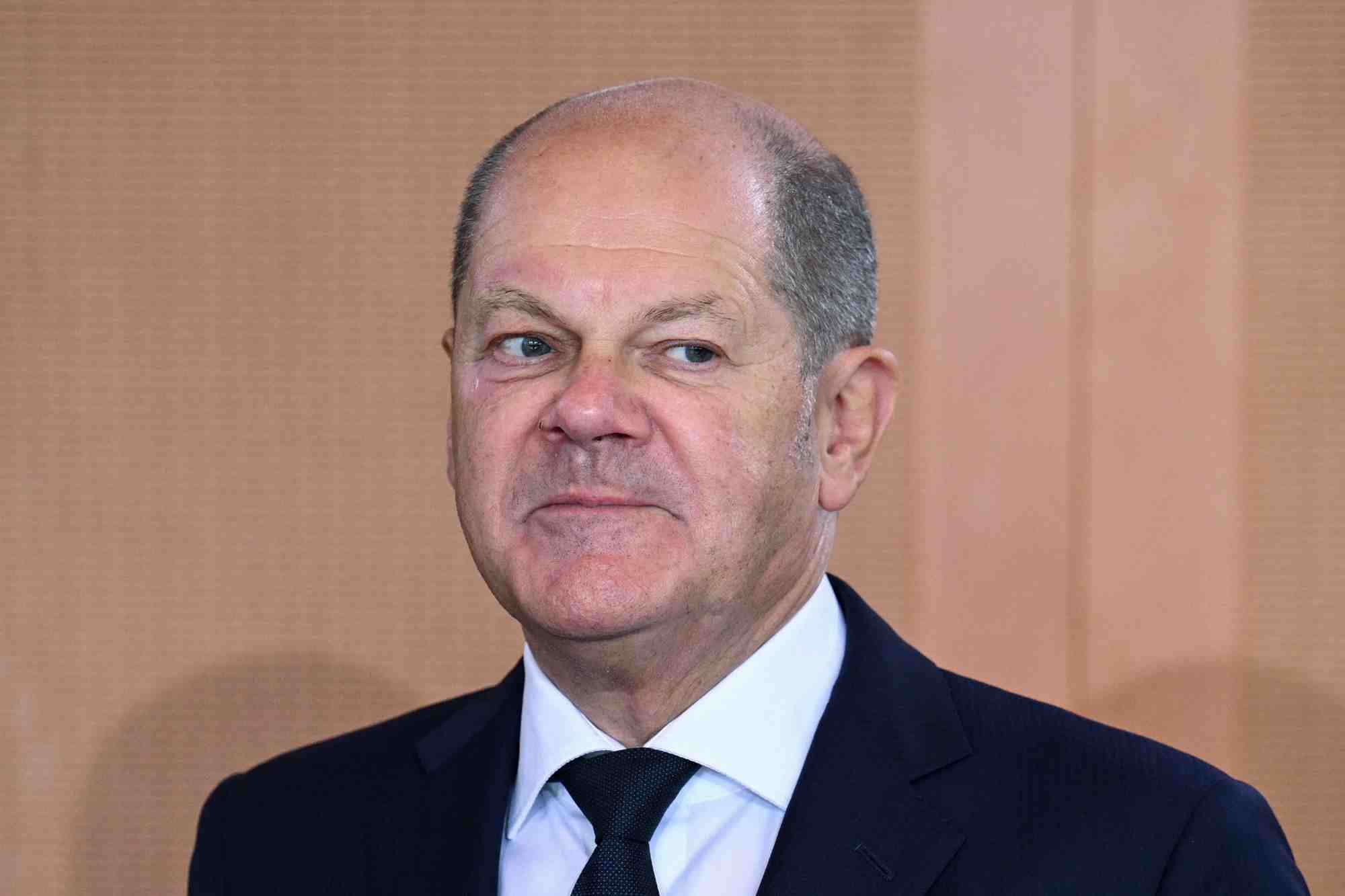 Le chancelier allemand olaf scholz