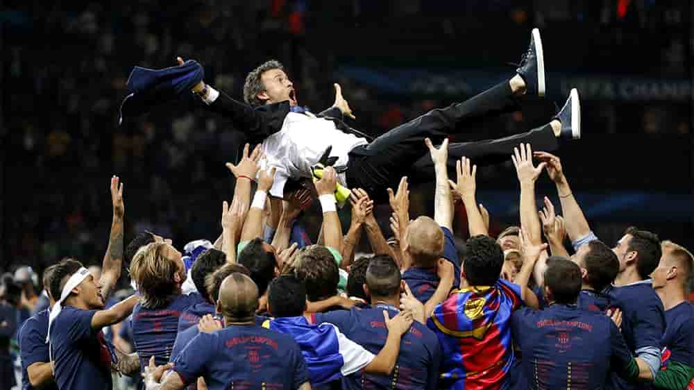 Luis Enrique a mené le PSG en finale de Ligue des champions (31 mai) et de la Coupe de France (24 mai).