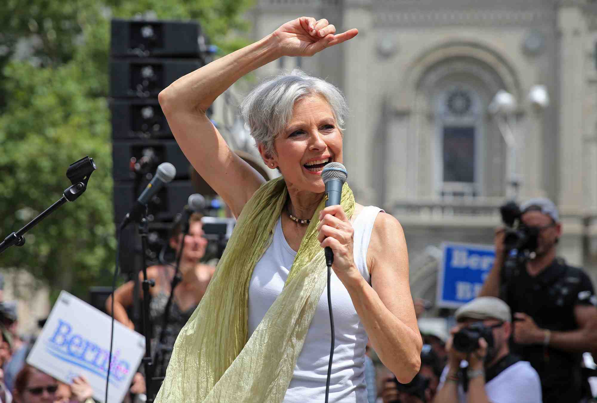 La candidate écologiste Jill Stein, dont les 1% à l'élection présidentielle de 2016 avaient cruellement manqué à Hillary Clinton, se représente en 2024.