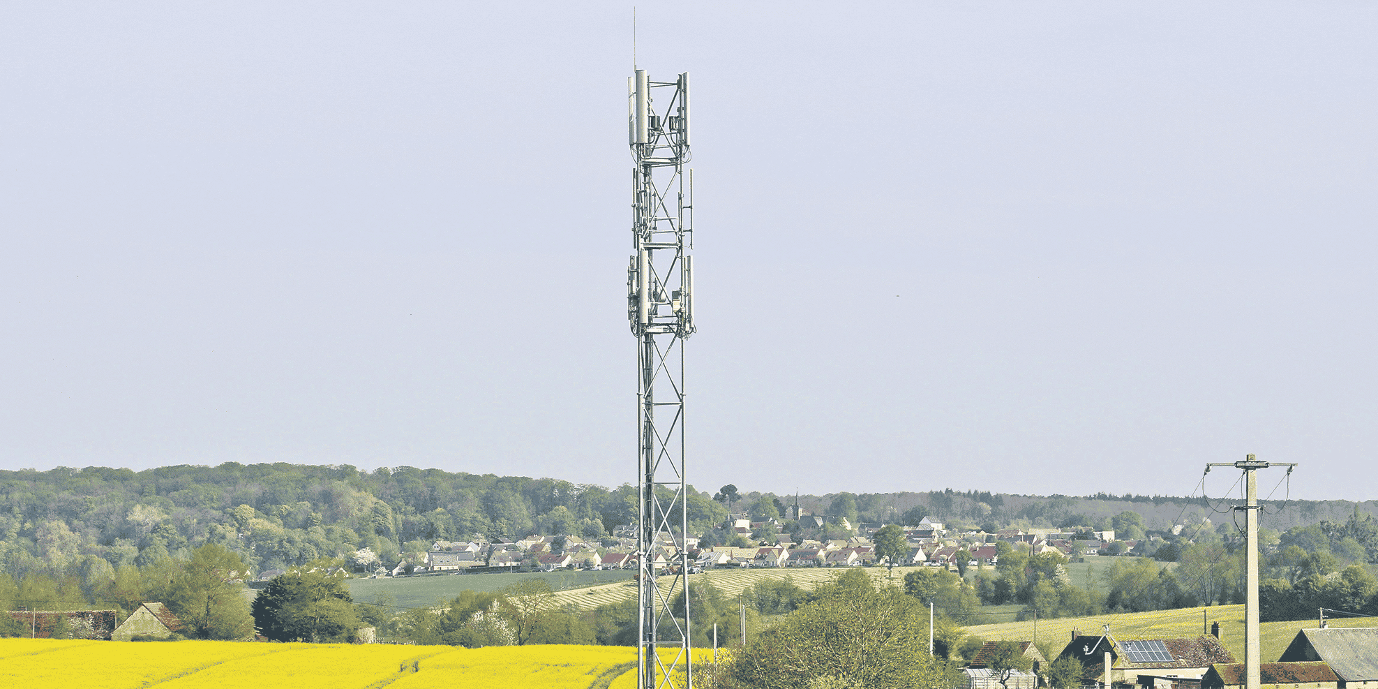Une antenne de téléphonie mobile.