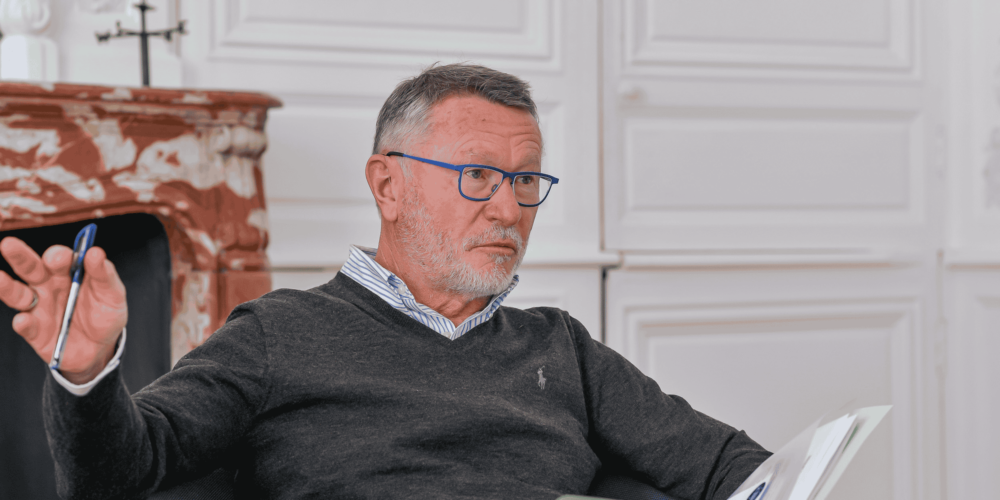 Le président de la CCI Bordeaux Gironde Patrick Seguin se projette sur les difficultés croissantes à venir pour les entreprises aidées pendant le Covid et sur les travaux de l'aéroport de Mérignac.
