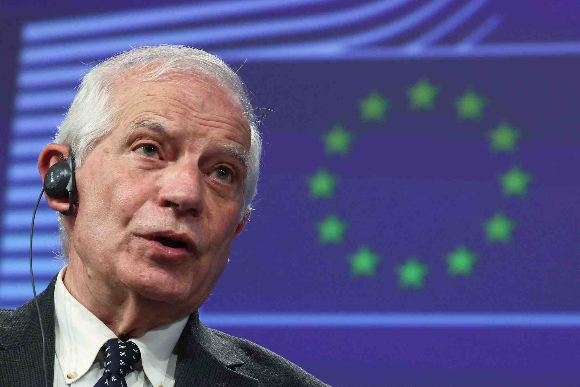 Photo d'archives du chef de la diplomatie du bloc communautaire, josep borrell
