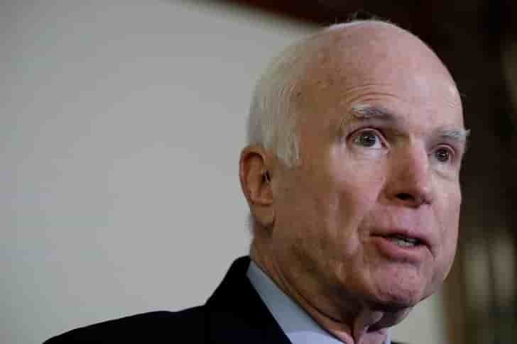 Mccain probablement absent du vote sur la reforme fiscale aux etats-unis