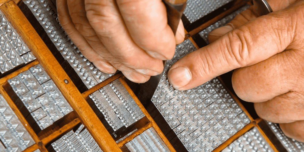 Les caractère mobiles d'impression, l'héritage de Gutenberg