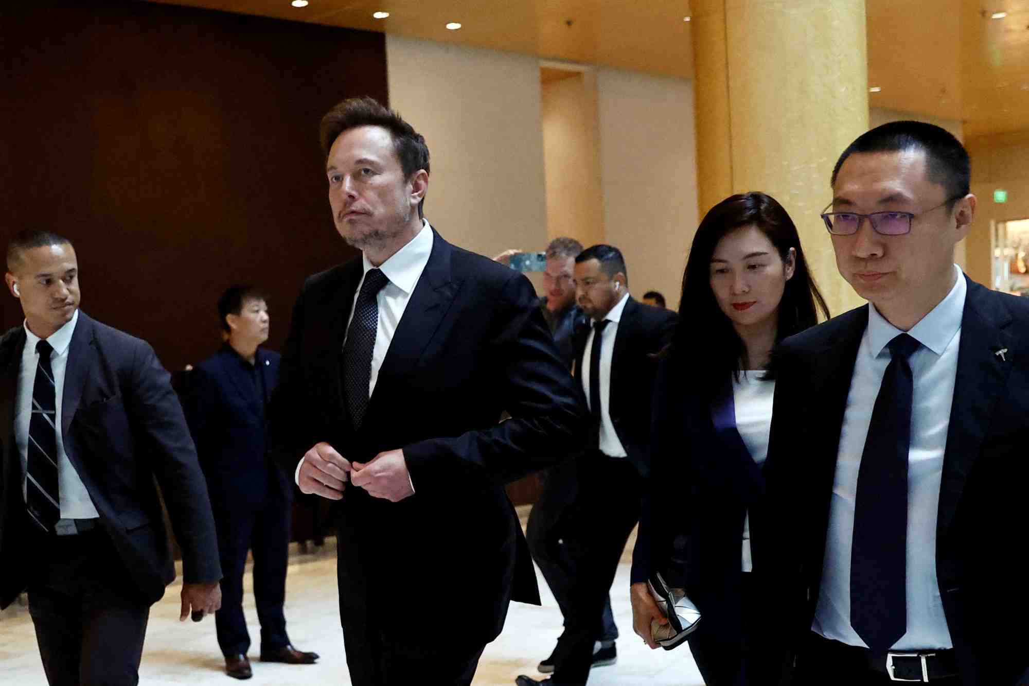 Elon Musk à Pékin le 31 mai dernier.