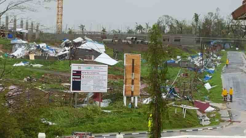 Un puissant cyclone balaie les iles fidji
