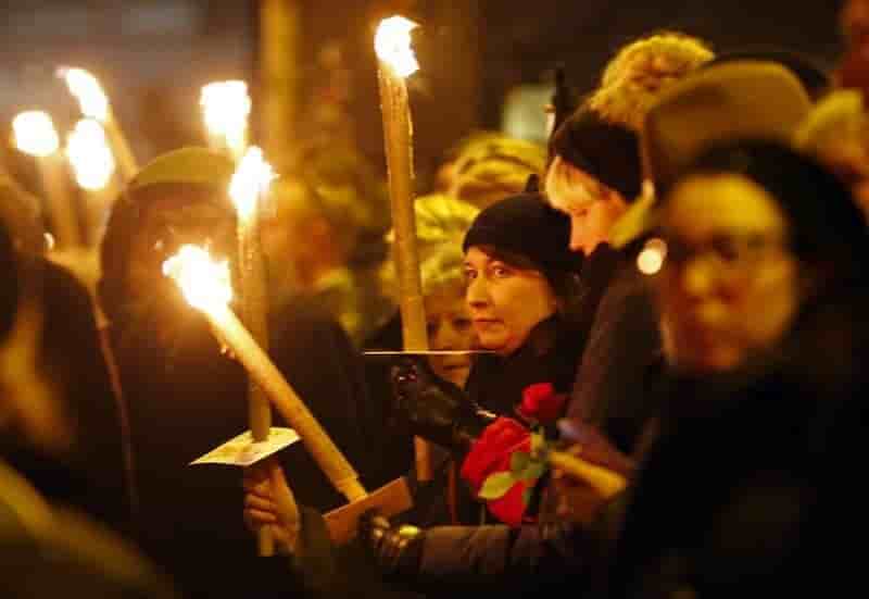 Veillee a copenhague en hommage aux victimes des attentats