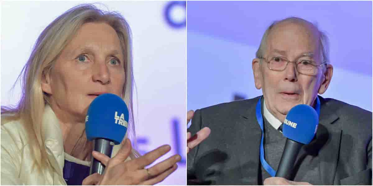 Clara Gaymard et Michel Camdessus ont échangé sur le thème de la confiance, de la bienveillance et de la jeunesse, le 7 février 2020, à Bordeaux lors d'Une Epoque Formidable.