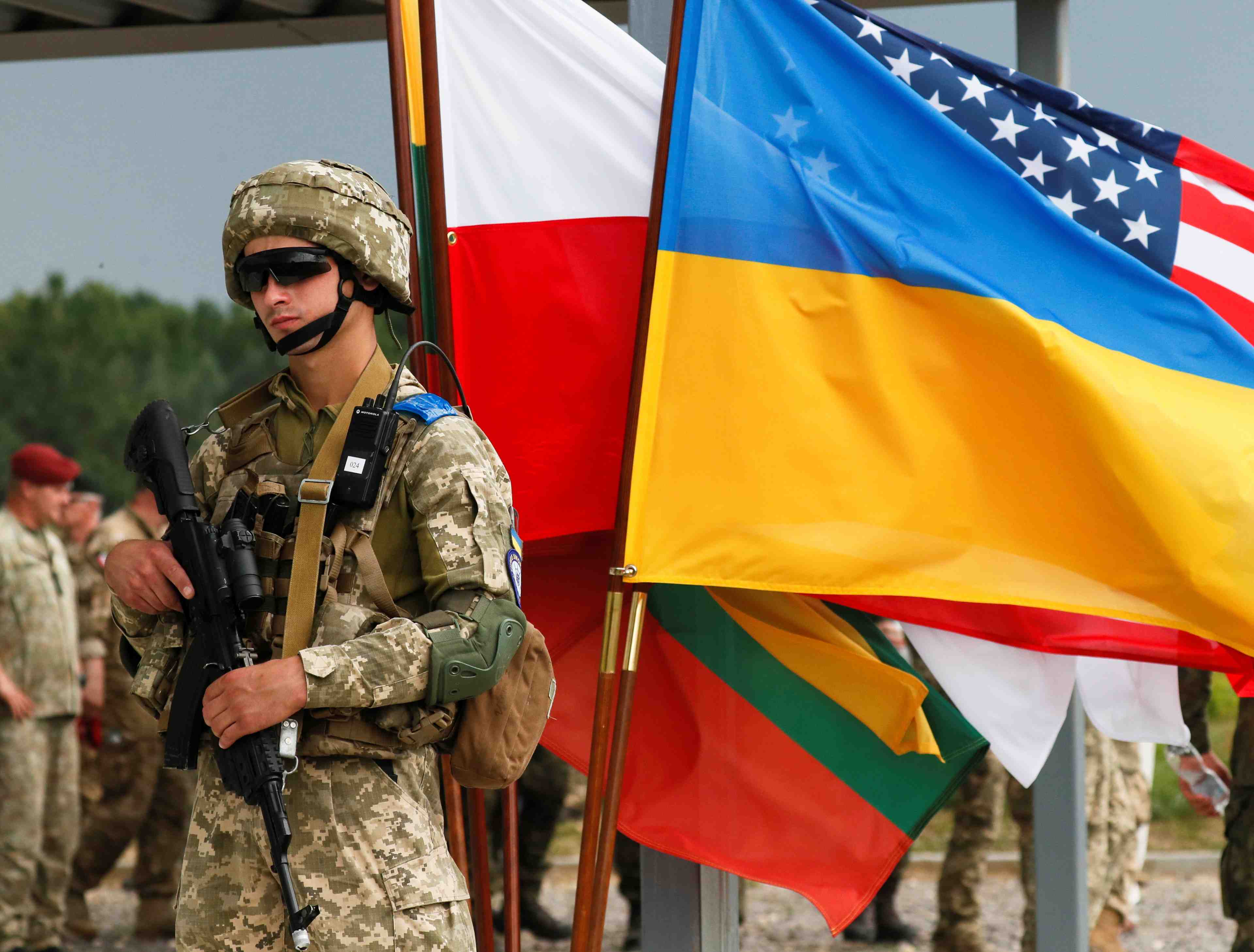 Exercices militaires conjoints de l'ukraine avec usa, pologne et lituanie