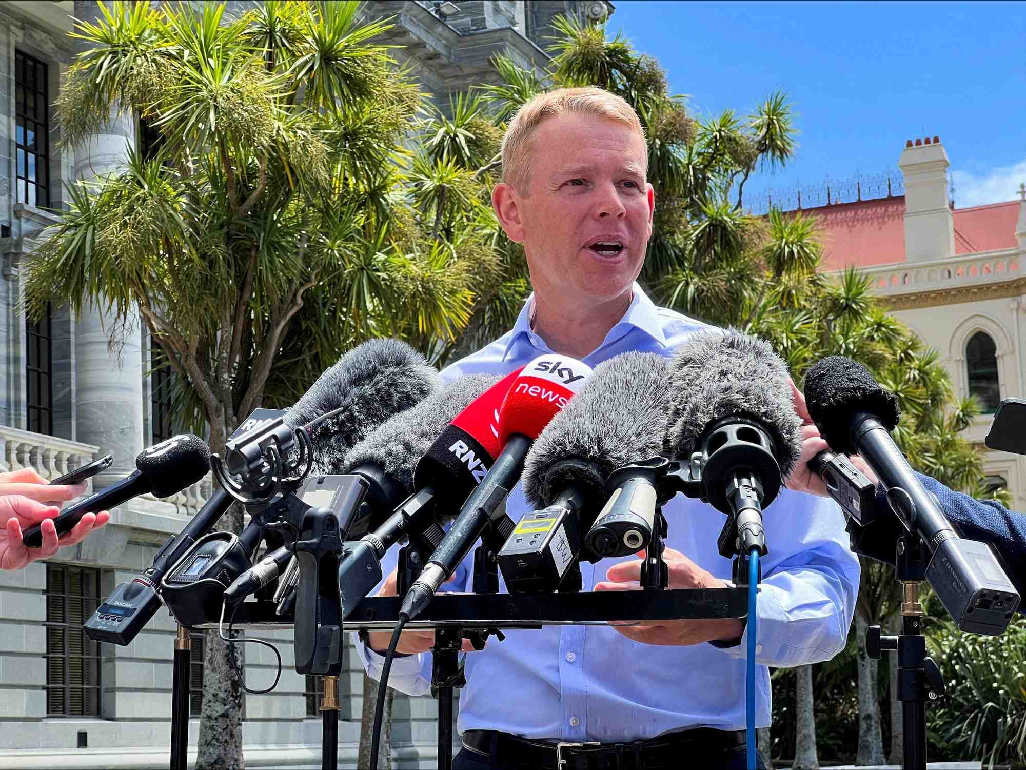 Photo de du premier ministre neo-zelandais, chris hipkins