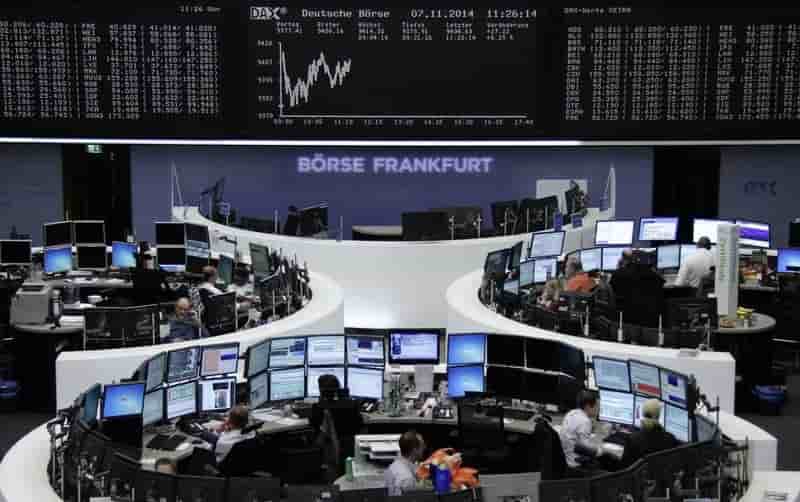 Retournement des marchés européens en hausse jusqu'à mi-séance