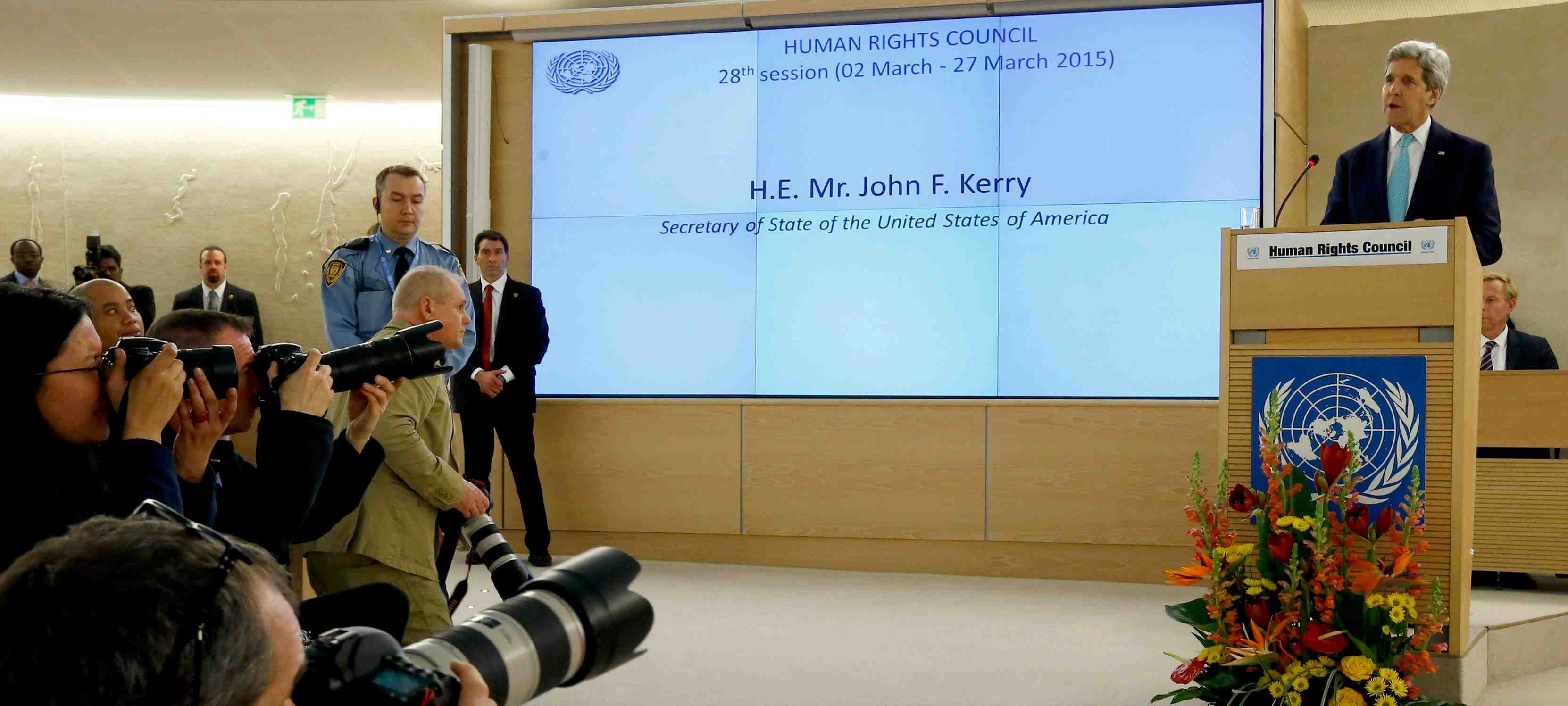 John kerry defend israel devant le cdh a geneve