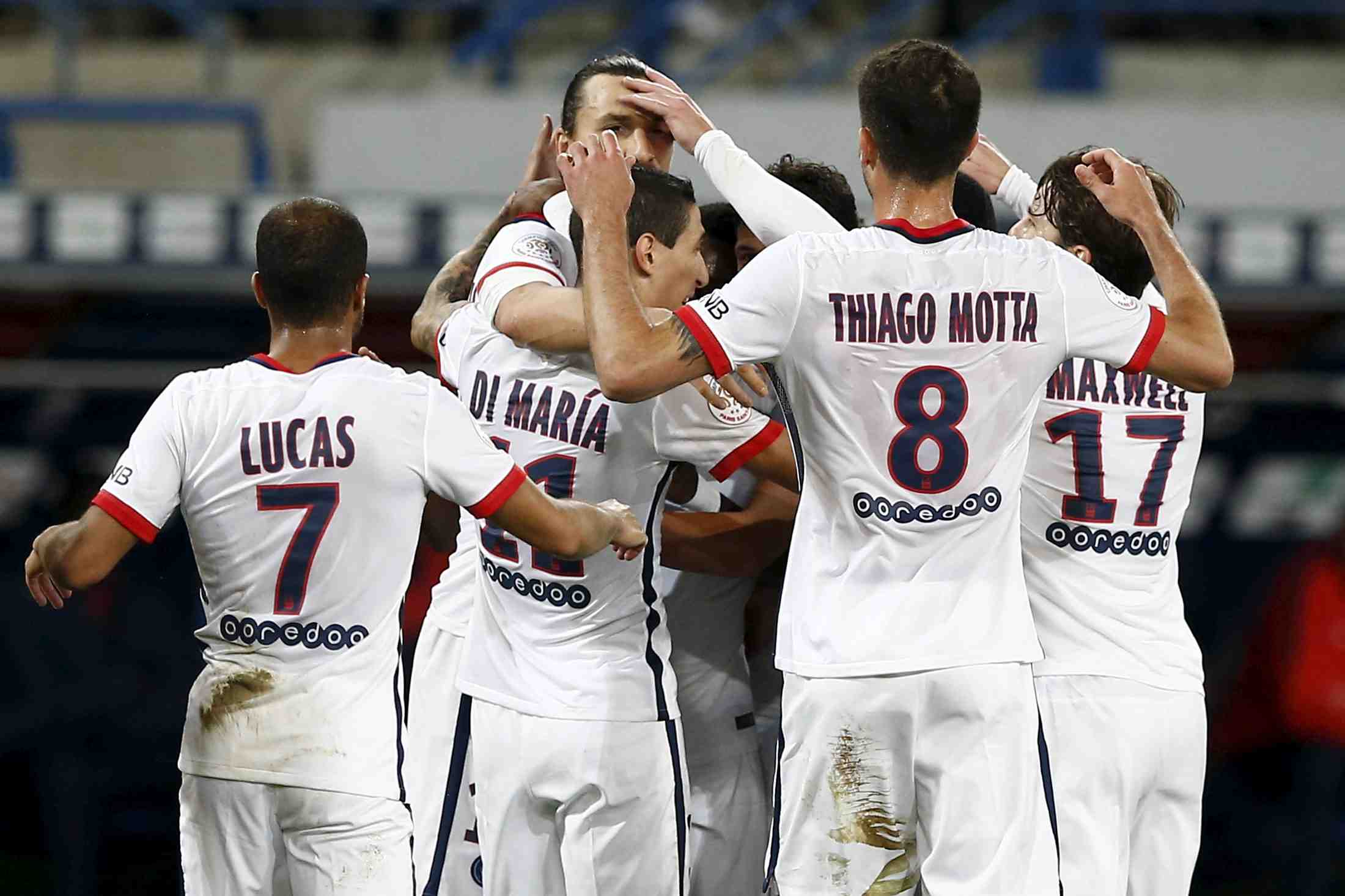 Le psg enchaine en ligue 1 en 2016