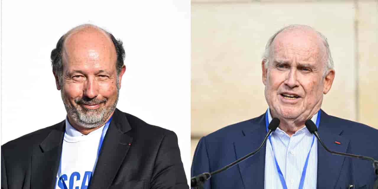 Louis Giscard d'Estaing et Dominique Bussereau.