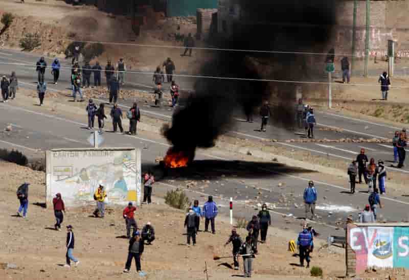 Un ministre adjoint assassine en bolivie par des manifestants