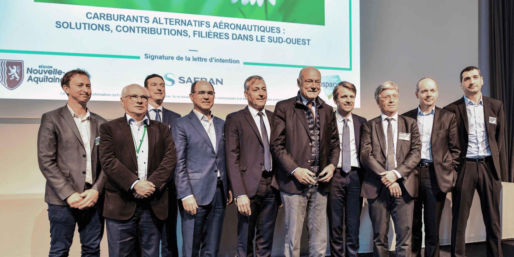 Le projet réunit Safran Helicopter Engines, Euralis, Teréga, ACD, Chemparc, Agri Sud Ouest Innovation, Xylofutur, la CCI Pau Béarn, l'UPPA, Aerospace Valley et la Région Nouvelle-Aquitaine.