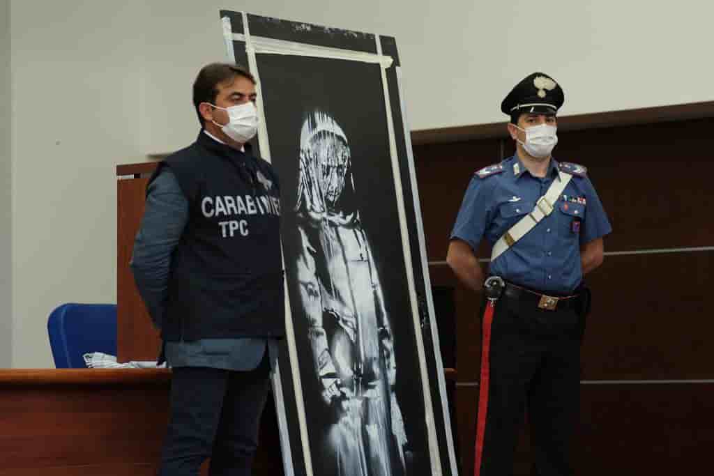 Six arrestations apres le vol d'une oeuvre de banksy