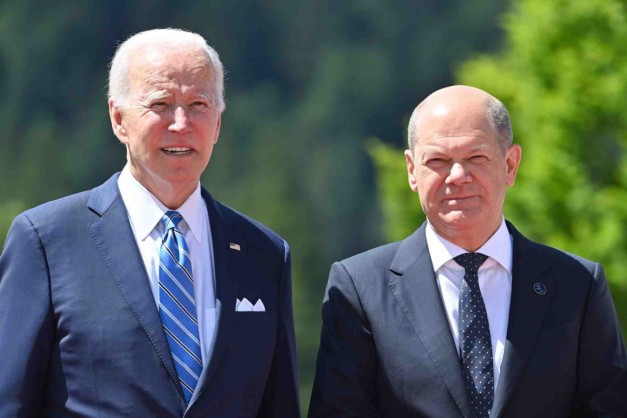 Olaf Scholz est parti outre-Atlantique pour plaider la cause de l'Ukraine.