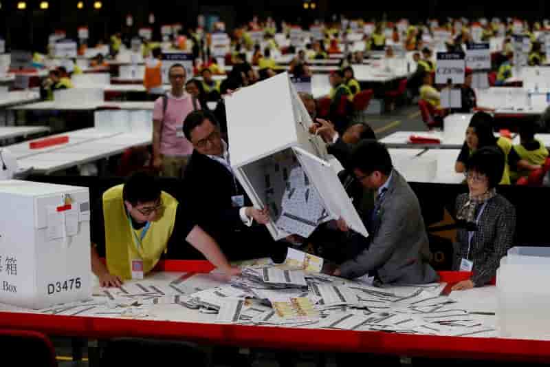 Percee des independantistes radicaux a hong kong