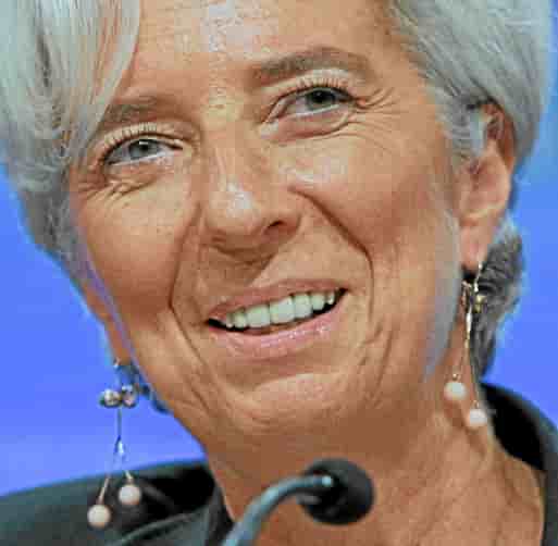 International Monetary Fund (IMF) Managing Director Christine Lagarde smiles during an opening news conference of the annual IMF-World Bank meetings in Washington September 22, 2011. REUTERS/Yuri Gripas (UNITED STATES - Tags: POLITICS BUSINESS)
