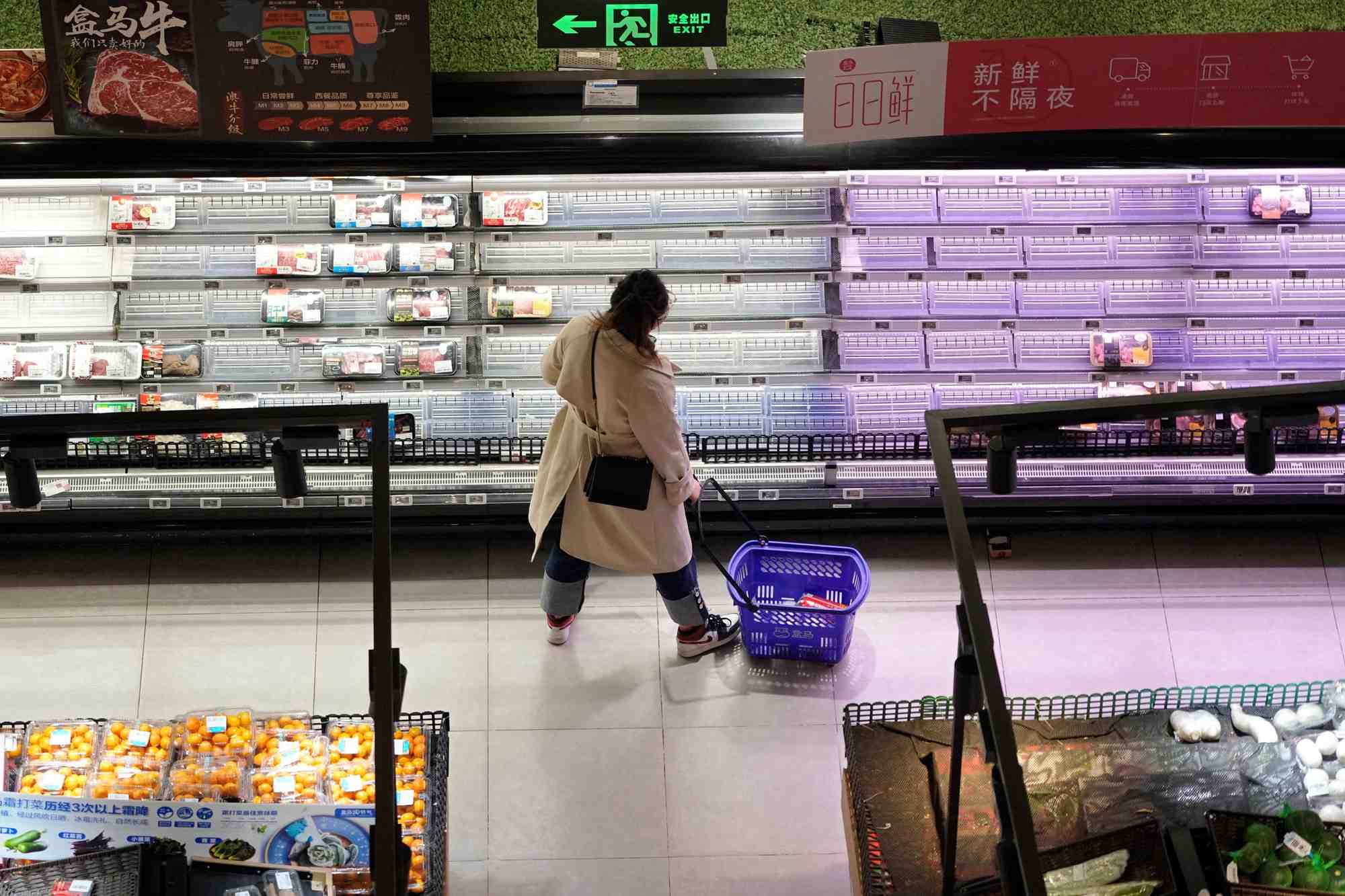 Un supermarche a shangai