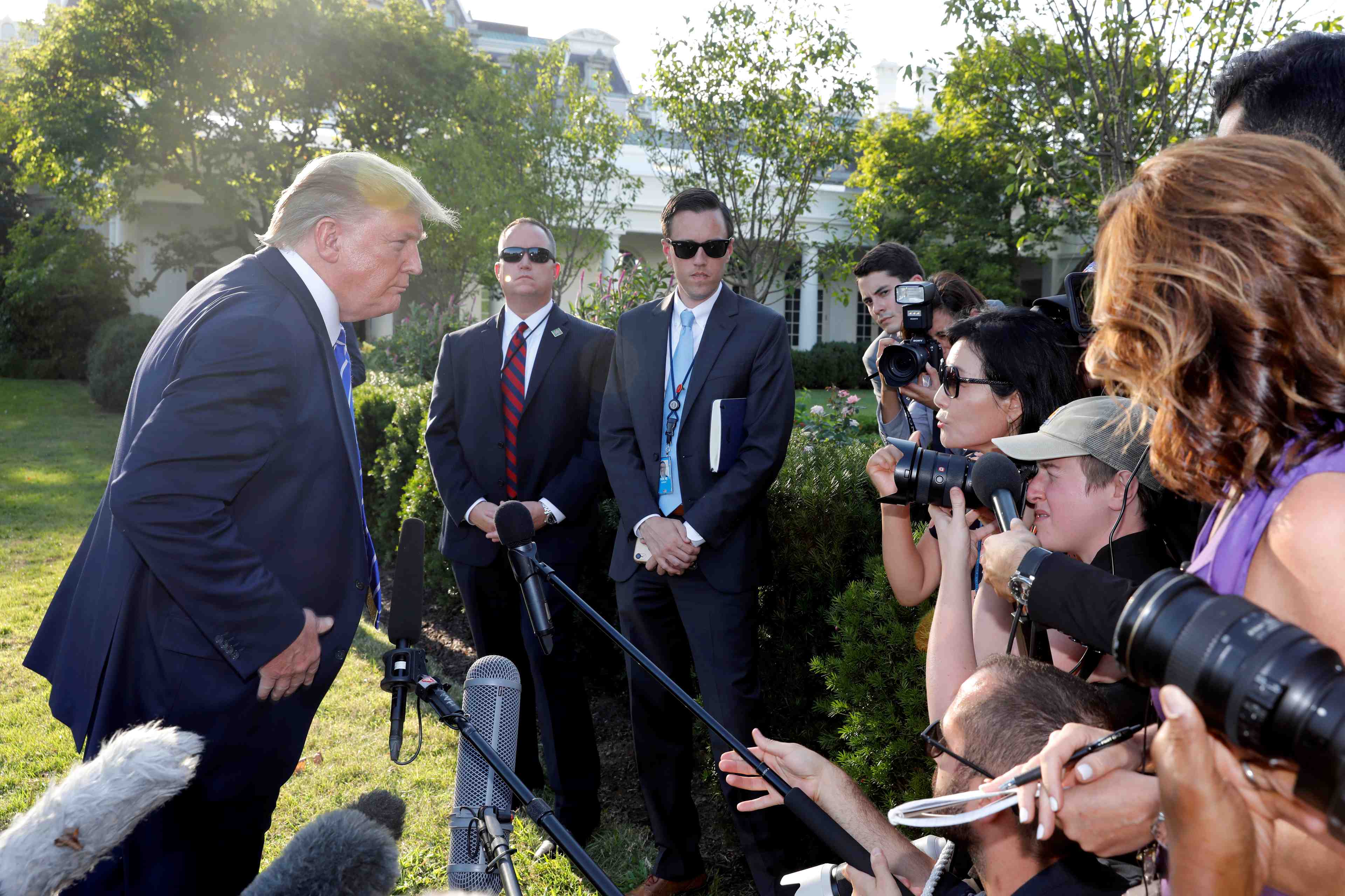 Trump: les usa pas impliques dans l'explosion d'une fusee iranienne