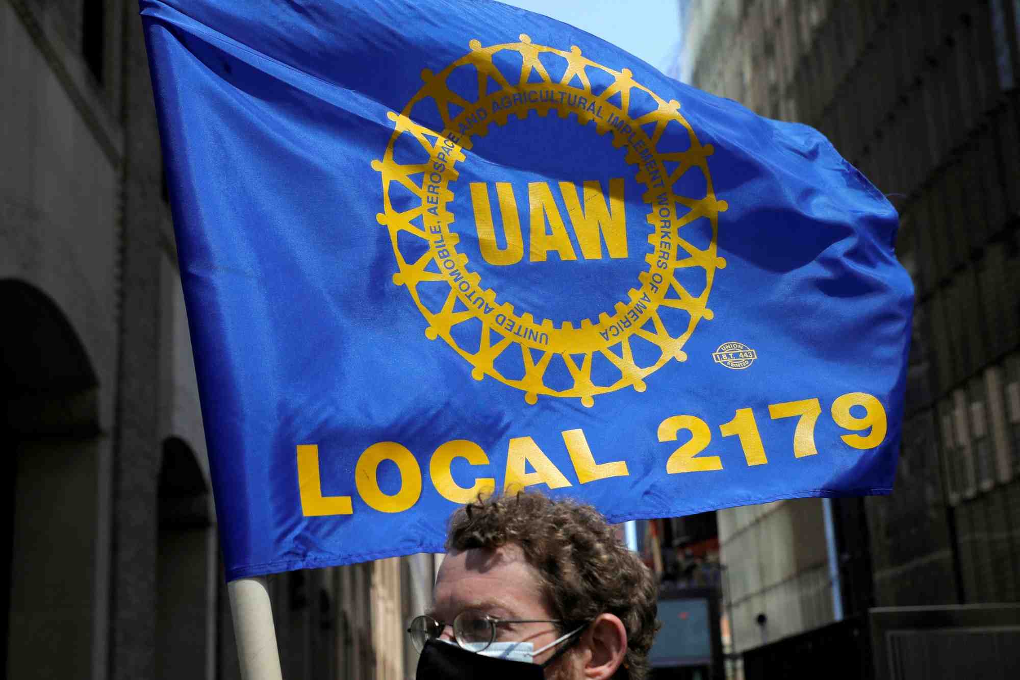 Photo d'archives: rassemblement du 1er mai a new york city, aux etats-unis