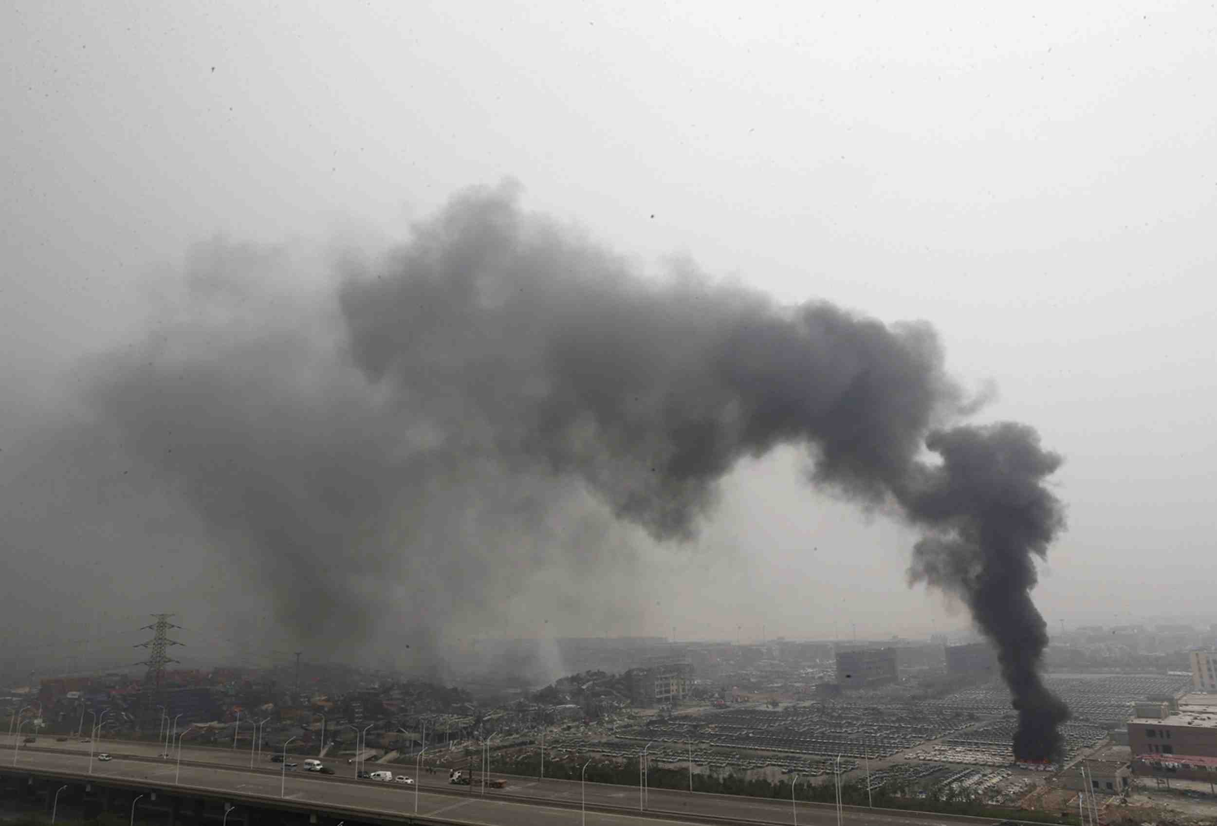 Risque d'intoxication chimique apres les explosions a tianjin