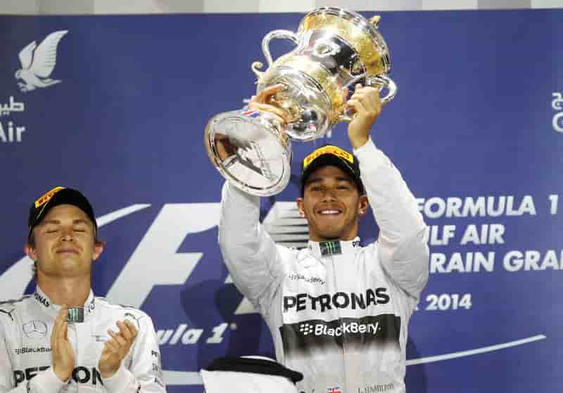 F1: Lewis Hamilton devance Nico Rosberg au Grand Prix de Bahreïn