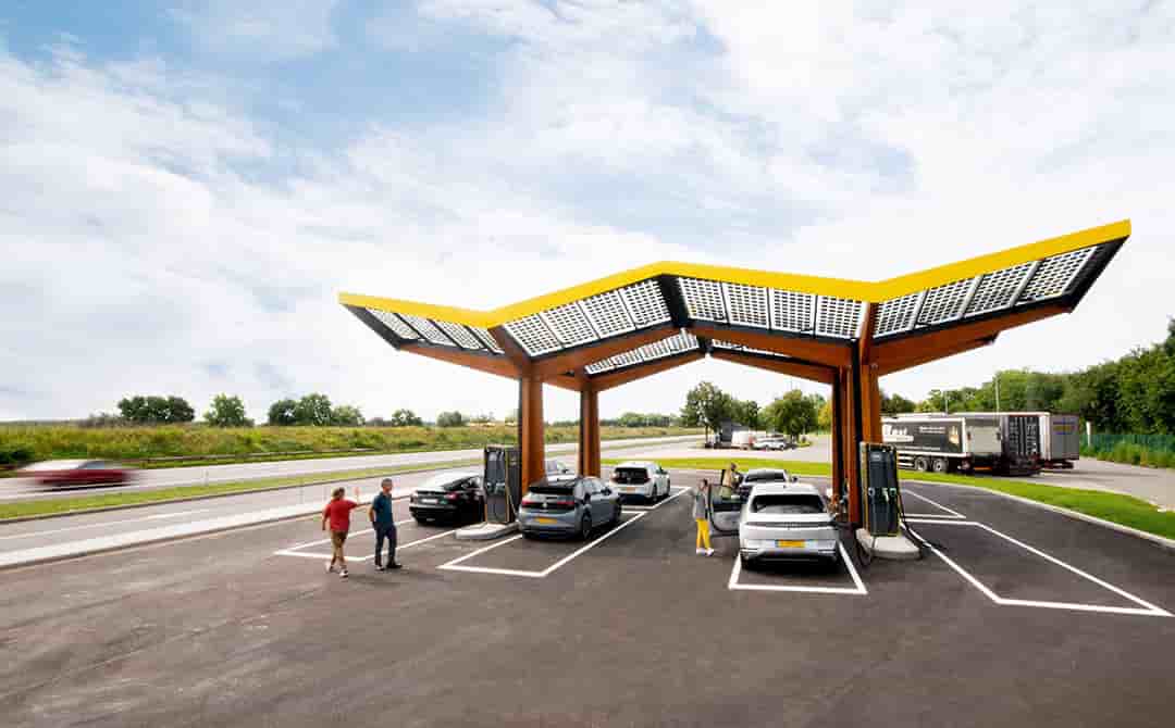 Sanef bornes électriques