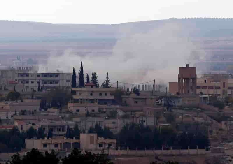A Kobani, les Kurdes ont pris des armes et des bâtiments à l'EI
