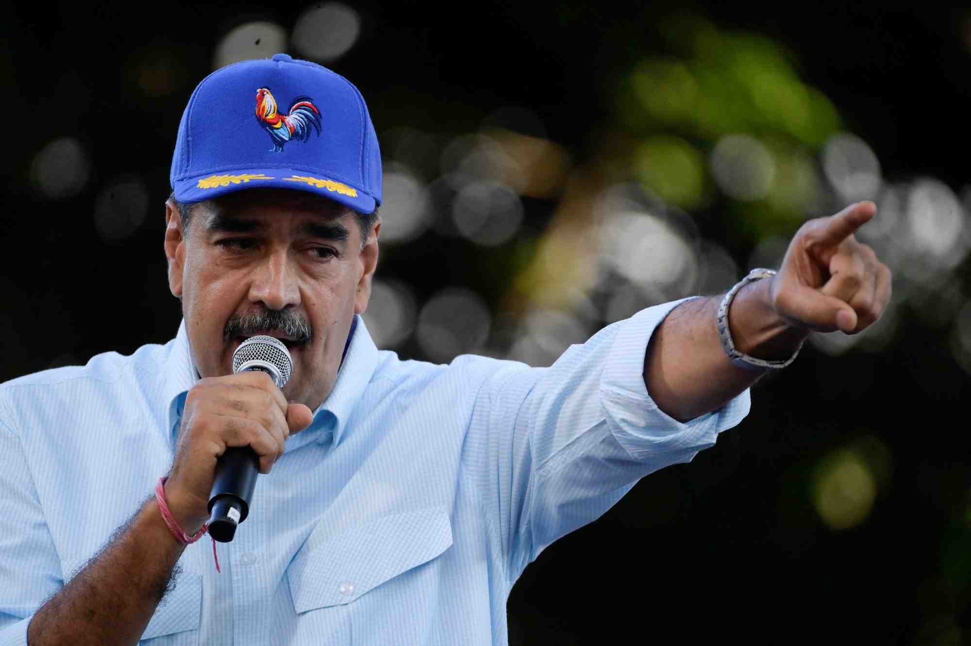Nicolas maduro au palais de miraflores a caracas