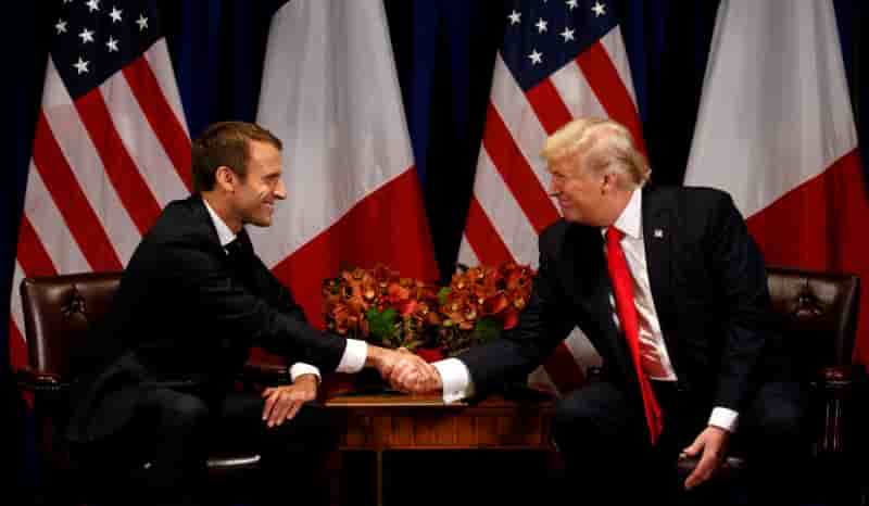 Macron recu fin avril a washington, selon un haut responsable de l'administration americaine