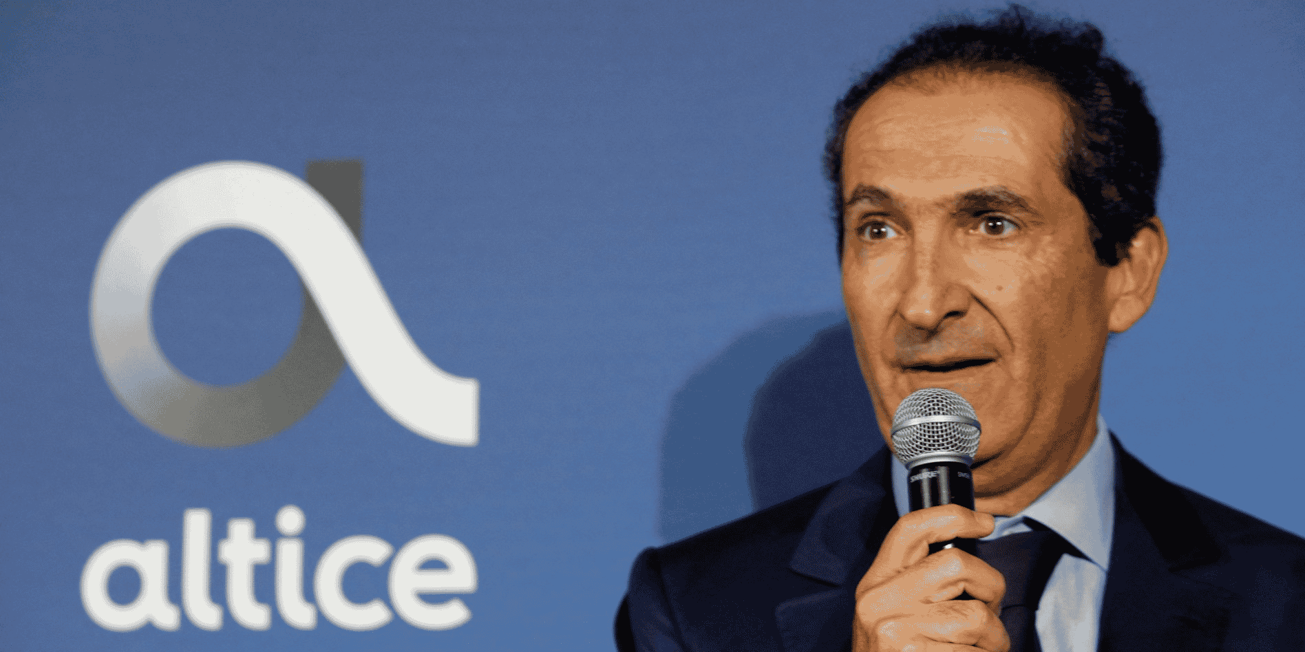 Patrick Drahi, le propriétaire d'Altice France, maison-mère de SFR.