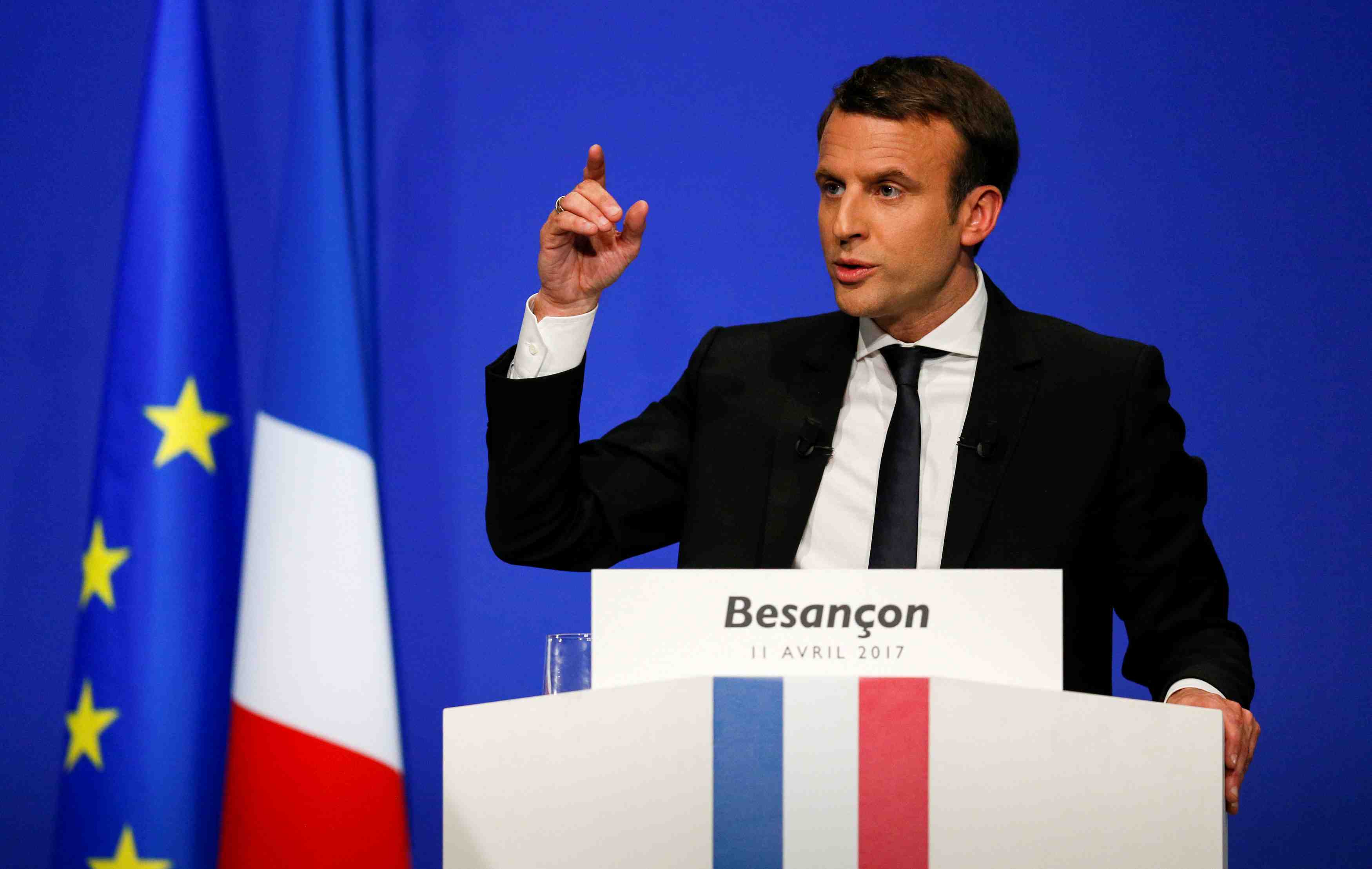 Macron annonce qu'il n'irait pas aux legislatives en cas de defaite