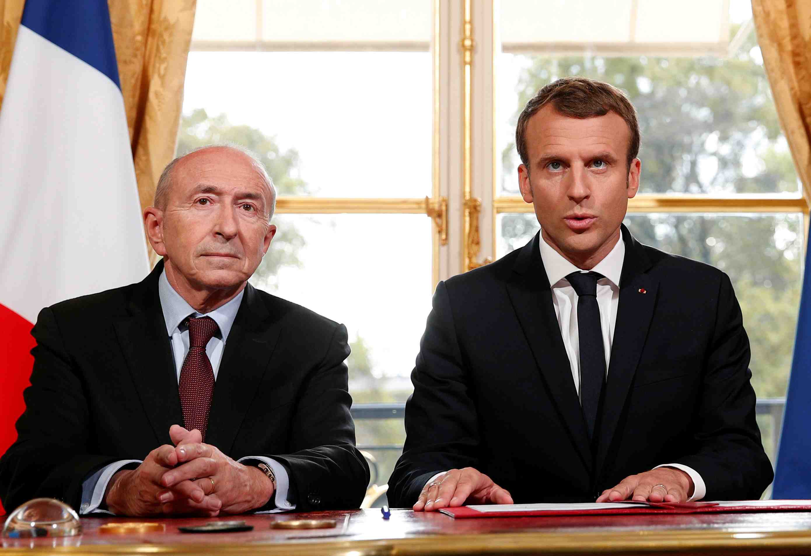 Collomb redemande a macron d'accepter sa demission