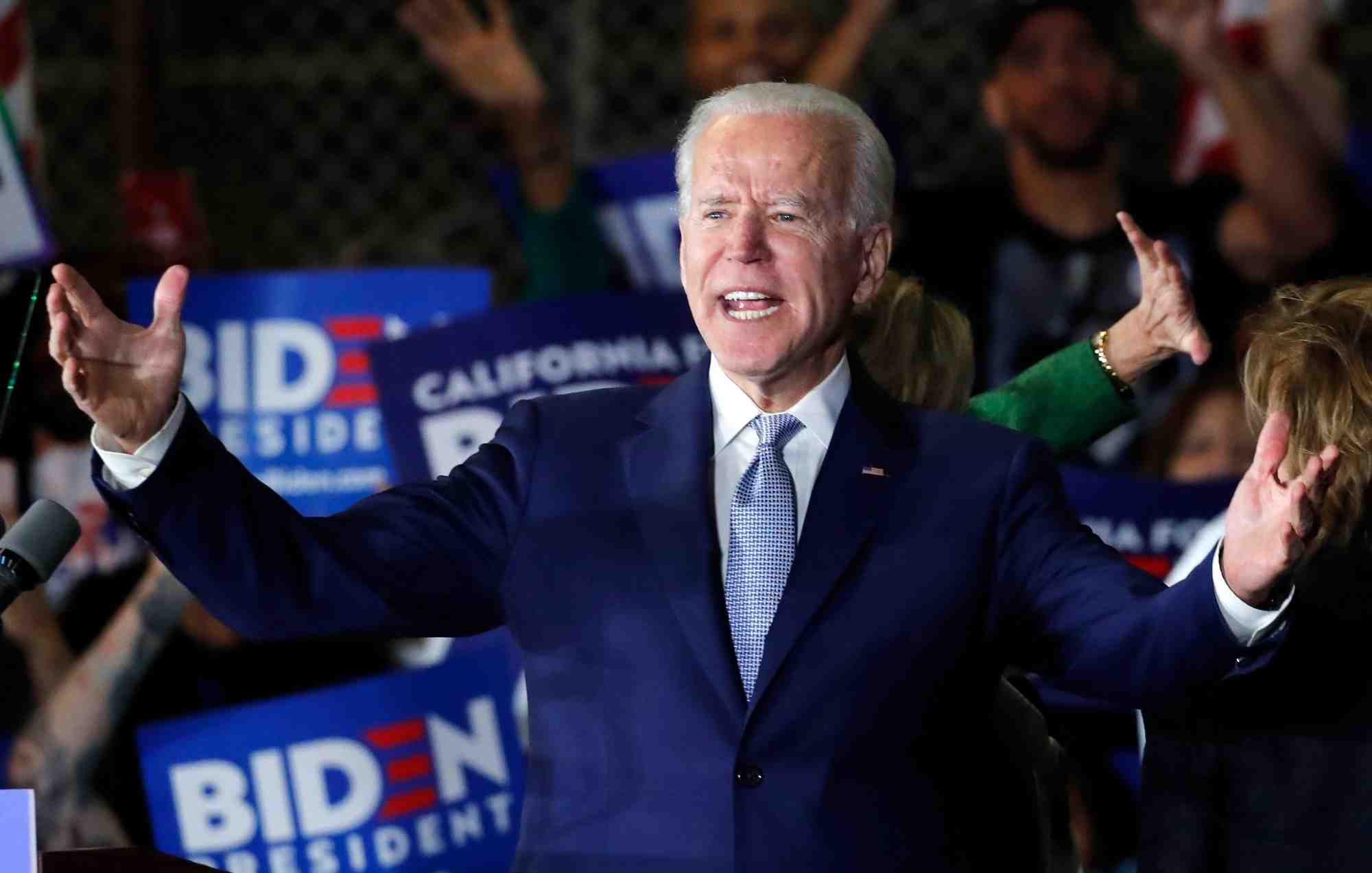 Une phrase prononcée par Joe Biden dans un discours a été coupée et sortie de son contexte par des partisans pro-Trump, et est devenue virale sur les réseaux sociaux.