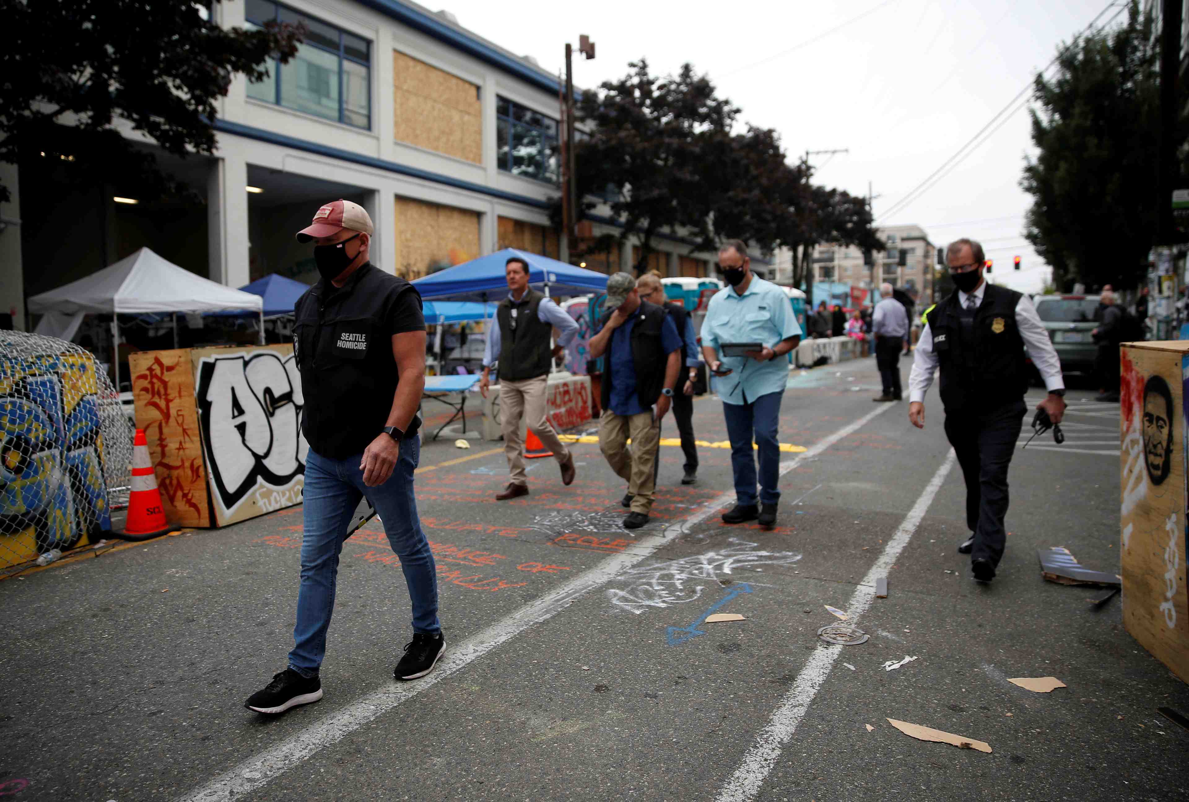 La police de seattle a repris le controle de la "zone autonome"