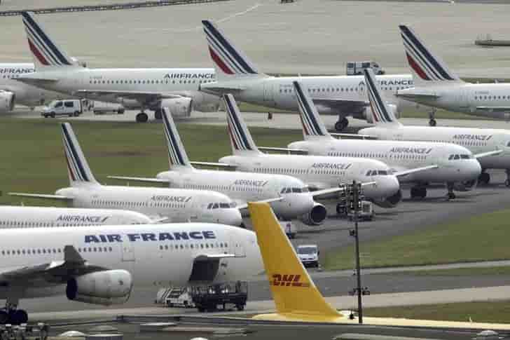 Cinquième jour de grève à Air France, 55% de vols annulés
