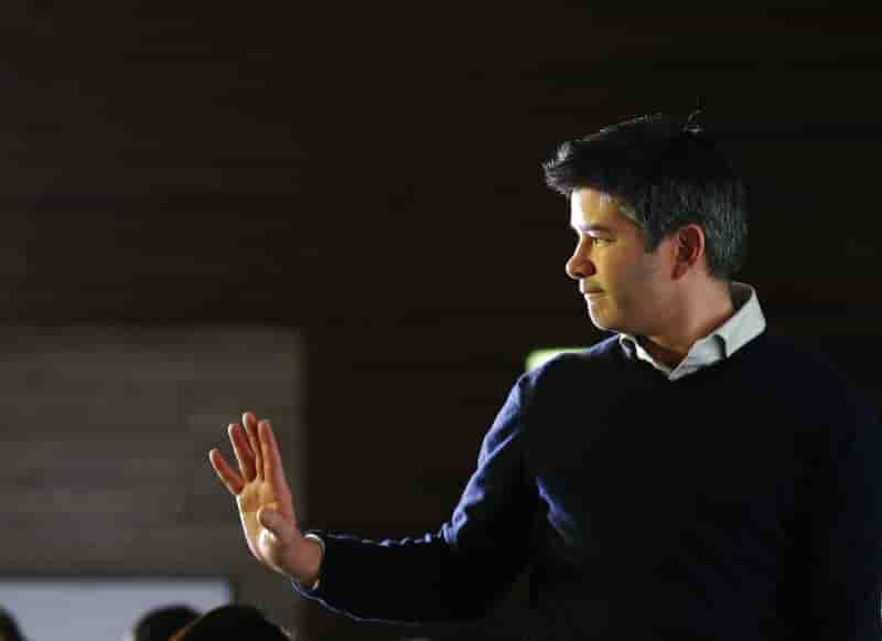 L'ex-patron d'uber kalanick vend pres du tiers de sa participation