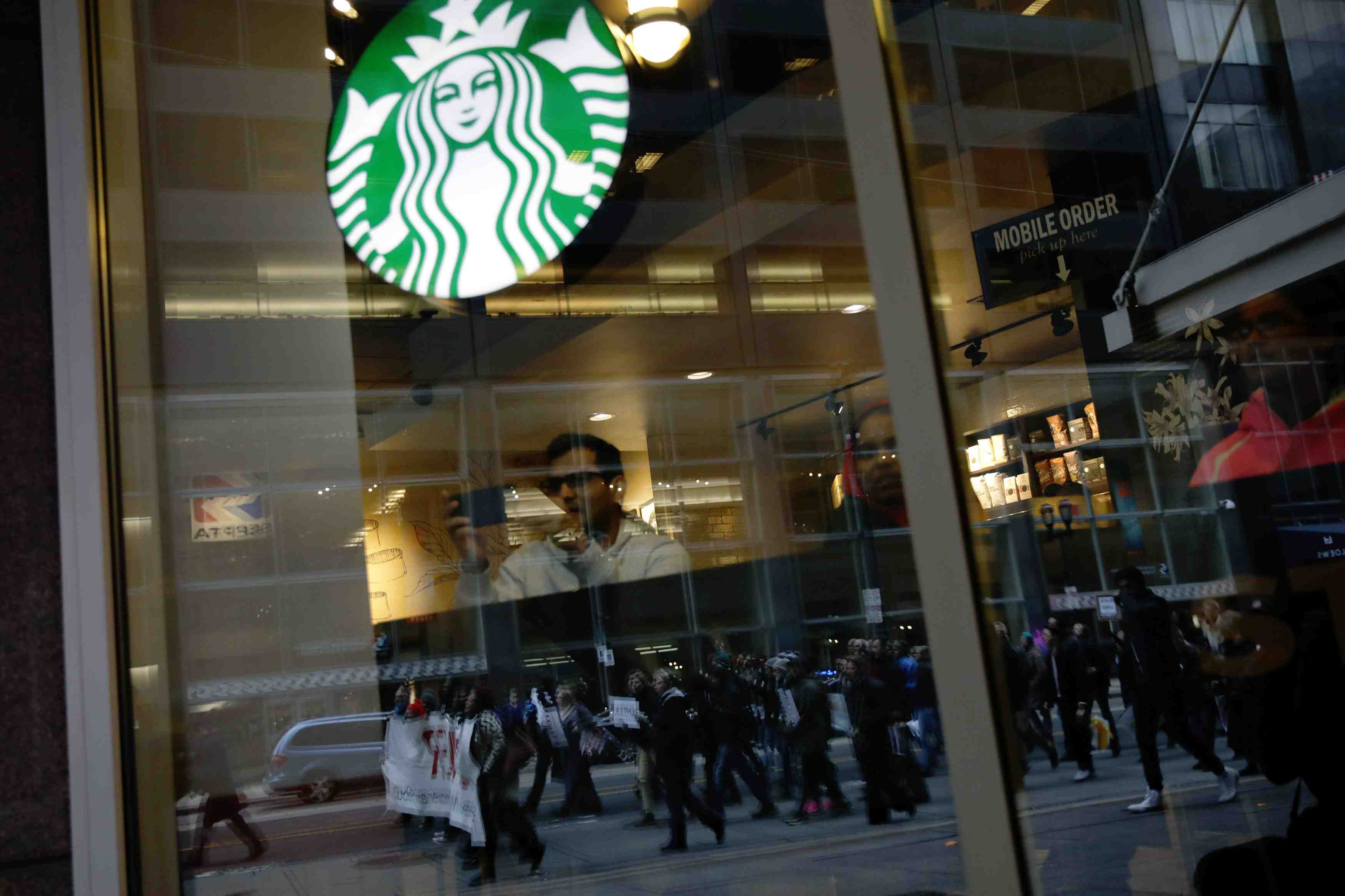 Starbucks, a suivre a wall street