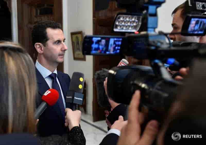 Les propos de trump sur l'ei sont encourageants, dit assad