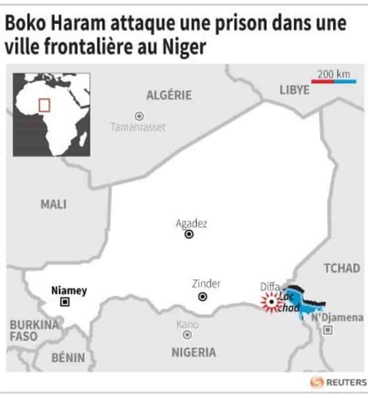 Le niger repousse une attaque de boko haram contre une prison