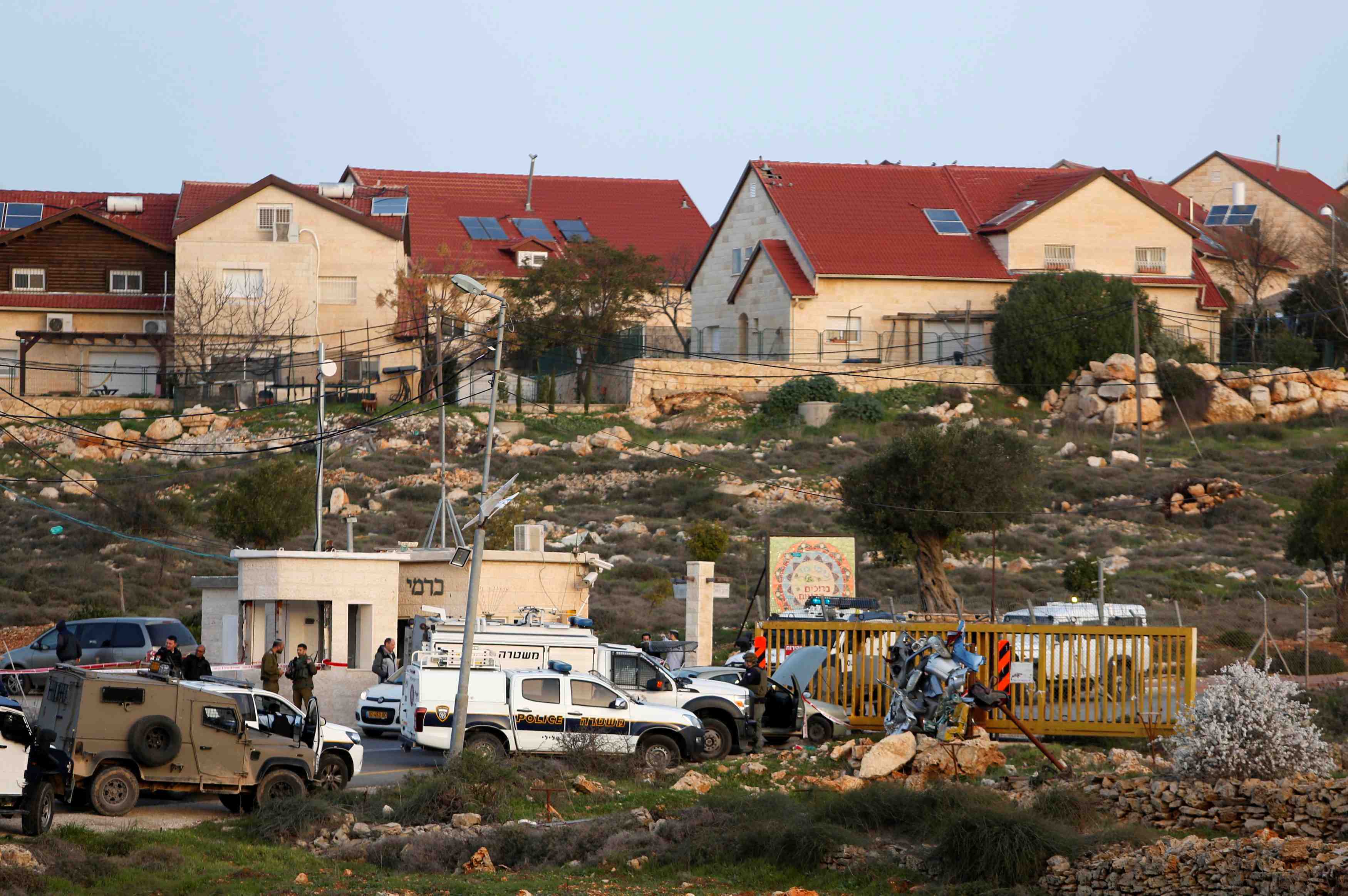 Cisjordanie: un palestinien tue apres avoir agresse un vigile israelien