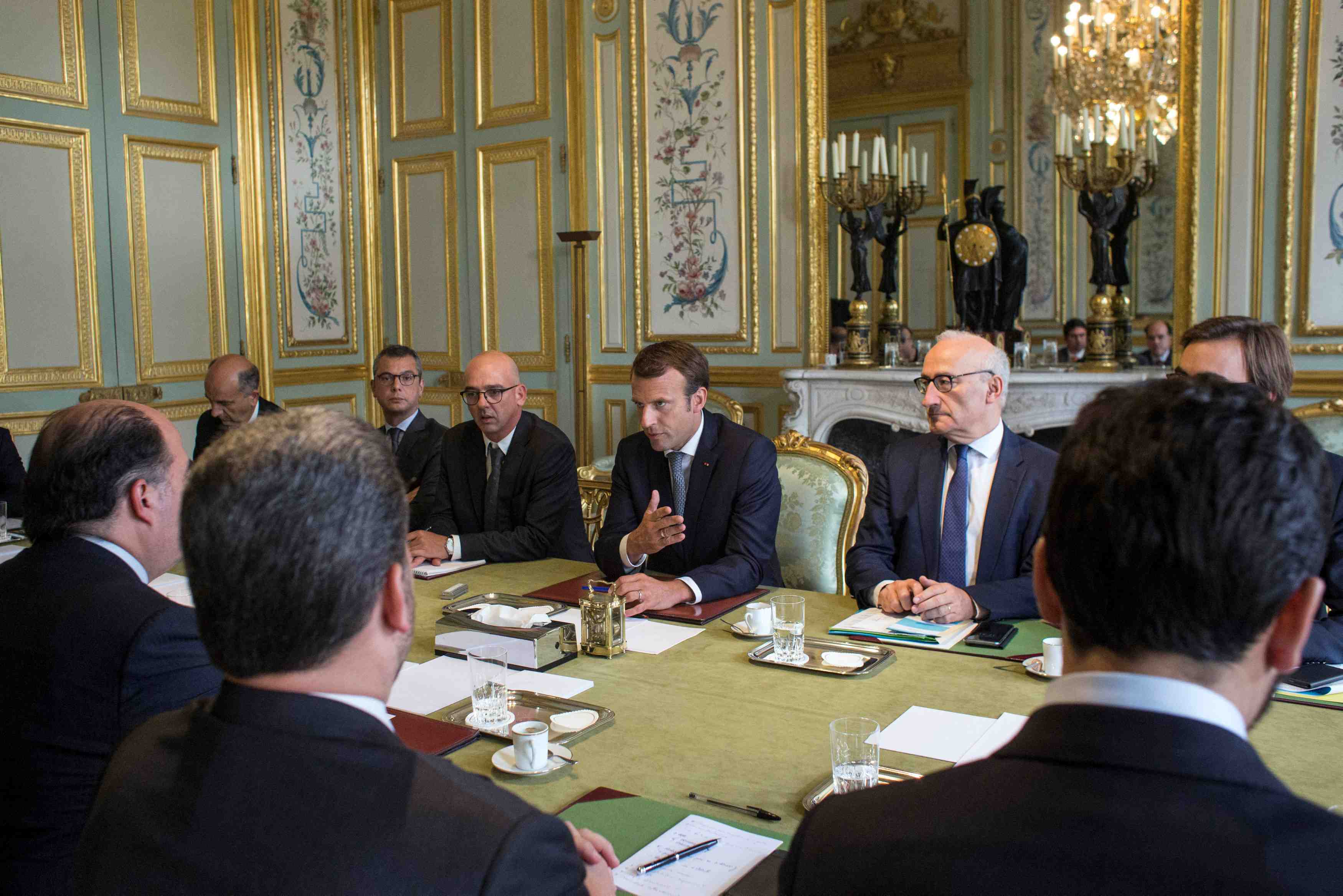 Macron recoit des figures de l'opposition venezuelienne