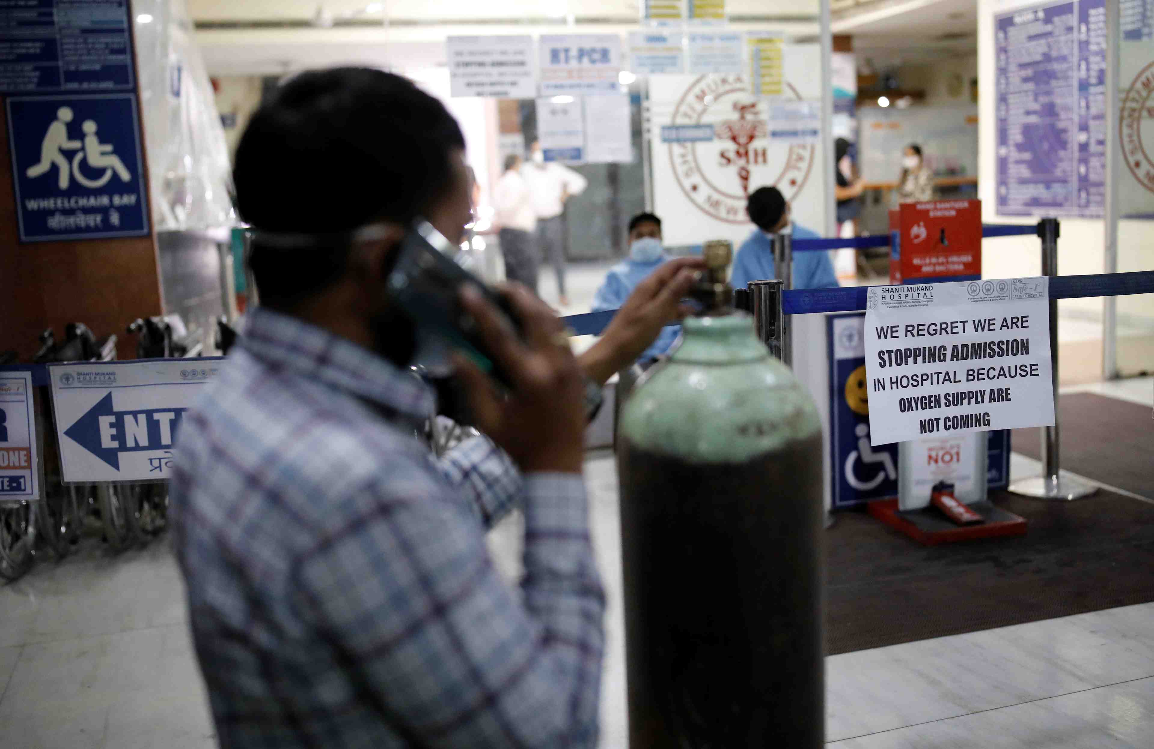 Coronavirus: flambee record de nouveaux cas en inde, les hopitaux debordes