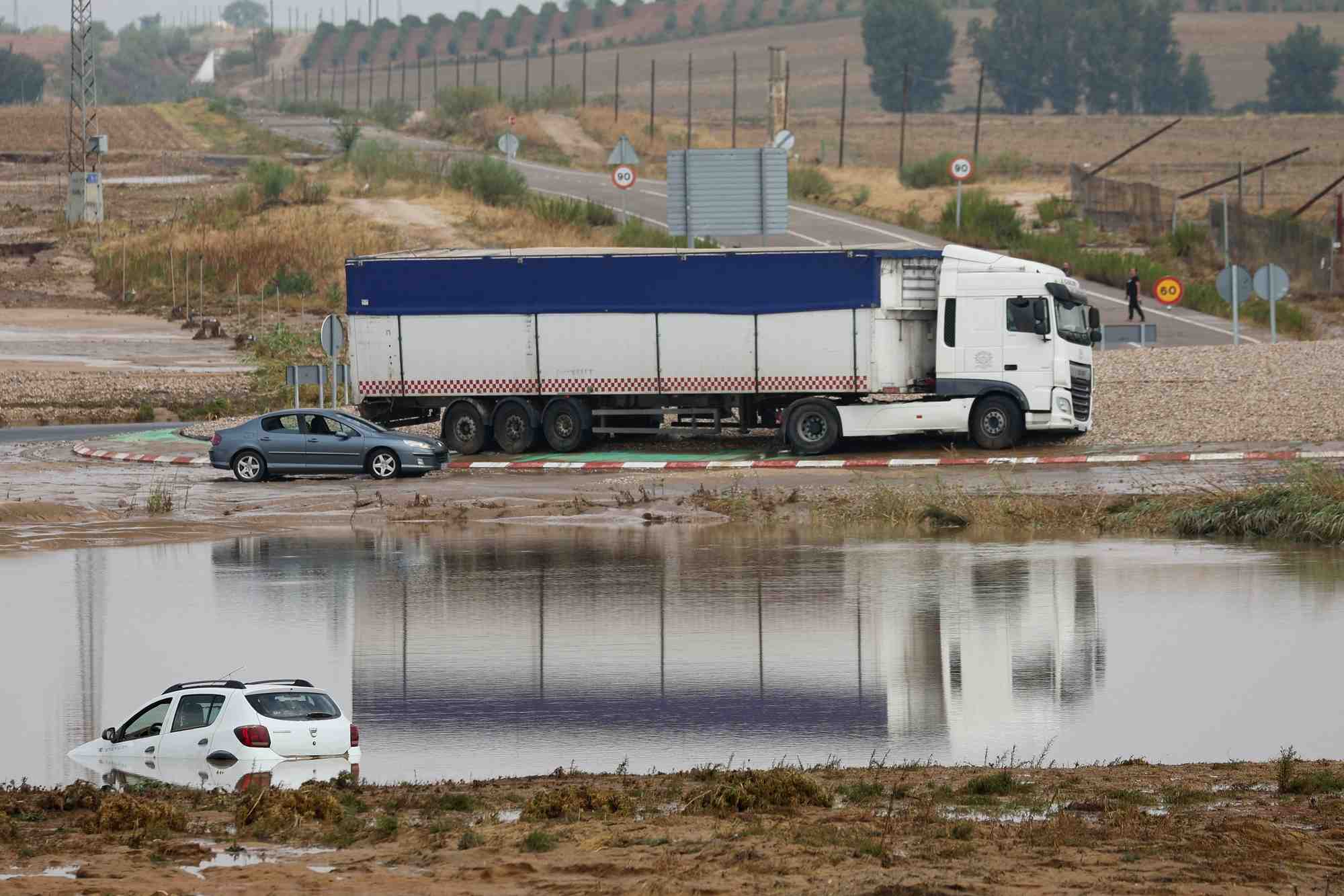Consequences des inondations a villamiel